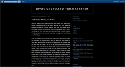 Desktop Screenshot of divas-undressed-trish-stratus.blogspot.com