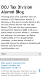 Mobile Screenshot of dojtaxalumni.blogspot.com