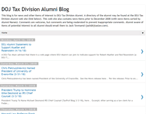 Tablet Screenshot of dojtaxalumni.blogspot.com