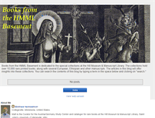 Tablet Screenshot of booksfromthehmmlbasement.blogspot.com