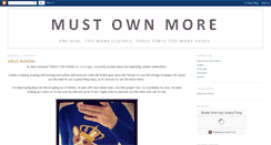 Desktop Screenshot of mustownmore.blogspot.com