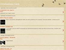 Tablet Screenshot of cristianismolivre.blogspot.com