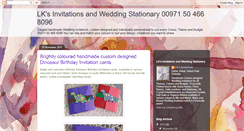 Desktop Screenshot of lksinvitations.blogspot.com