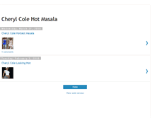 Tablet Screenshot of cherylcolehotmasala.blogspot.com