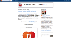 Desktop Screenshot of adoptiontoolbox.blogspot.com