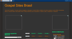 Desktop Screenshot of gospelsites.blogspot.com