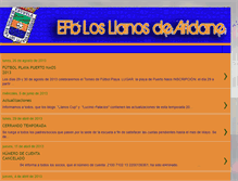 Tablet Screenshot of futbolbaselosllanos.blogspot.com