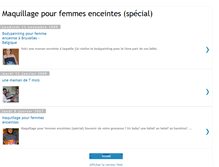 Tablet Screenshot of maquillage-enceinte.blogspot.com