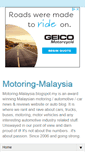 Mobile Screenshot of motoring-malaysia.blogspot.com