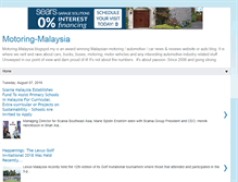 Tablet Screenshot of motoring-malaysia.blogspot.com