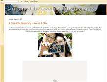 Tablet Screenshot of capturedinnocencephotography.blogspot.com
