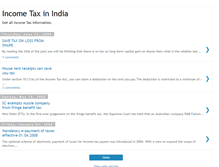 Tablet Screenshot of incometaxofindia.blogspot.com