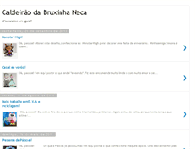 Tablet Screenshot of caldeirodabruxinhaneca.blogspot.com