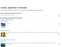 Tablet Screenshot of curso-em-casa.blogspot.com