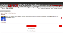 Tablet Screenshot of johncarrollphotography.blogspot.com