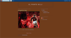 Desktop Screenshot of elpuntokilli.blogspot.com