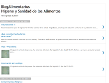 Tablet Screenshot of blogalimentarius.blogspot.com
