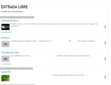 Tablet Screenshot of entradlibre.blogspot.com