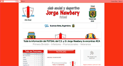 Desktop Screenshot of jorgenewberyfutsal.blogspot.com