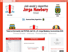 Tablet Screenshot of jorgenewberyfutsal.blogspot.com