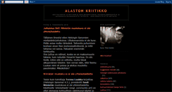 Desktop Screenshot of alastonkriitikko.blogspot.com