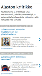 Mobile Screenshot of alastonkriitikko.blogspot.com