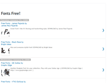 Tablet Screenshot of fontsfree.blogspot.com