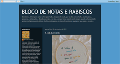 Desktop Screenshot of blocodenotaserabiscos.blogspot.com