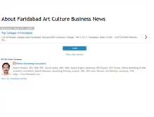 Tablet Screenshot of faridabadwebsite.blogspot.com
