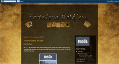 Desktop Screenshot of fortalezaholdem.blogspot.com