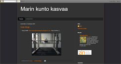 Desktop Screenshot of marinkuntokasvaa.blogspot.com