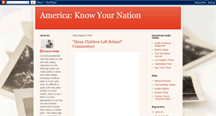 Desktop Screenshot of americaknowyournation.blogspot.com