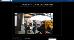 Desktop Screenshot of efashionunderground.blogspot.com