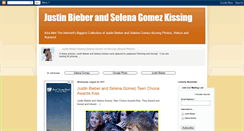 Desktop Screenshot of justinbieberselenagomezkissing.blogspot.com