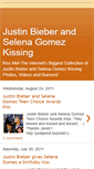 Mobile Screenshot of justinbieberselenagomezkissing.blogspot.com