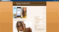 Desktop Screenshot of beyonceknowlesphoto.blogspot.com
