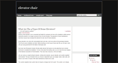 Desktop Screenshot of elevatorchair.blogspot.com
