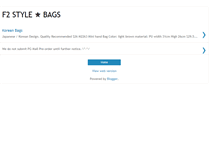 Tablet Screenshot of f2style-bags.blogspot.com