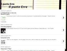 Tablet Screenshot of ilpuntoerre.blogspot.com