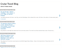 Tablet Screenshot of cruisetravelblog.blogspot.com