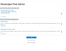 Tablet Screenshot of kazzoom-horoscopes.blogspot.com