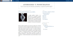 Desktop Screenshot of androidesyposhumanos.blogspot.com