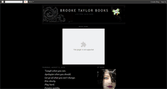 Desktop Screenshot of brooketaylorbooks.blogspot.com