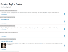 Tablet Screenshot of brooketaylorbooks.blogspot.com