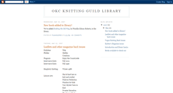 Desktop Screenshot of okcknitlibrary.blogspot.com