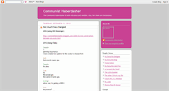 Desktop Screenshot of commiehaberdasher.blogspot.com