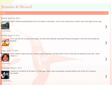 Tablet Screenshot of brunetteandblessed.blogspot.com