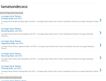 Tablet Screenshot of lamaisondecoco.blogspot.com