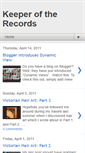 Mobile Screenshot of keeperoftherecords.blogspot.com