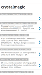 Mobile Screenshot of crystalmagicisloved.blogspot.com